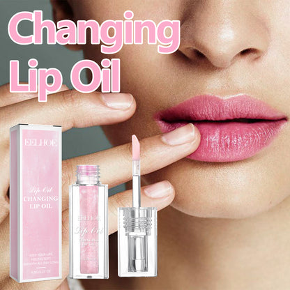 Eeelhoe Color Changing Lip Oil Reduces And Smooths Fine Lines On Lips, Moisturizes And Prevents Dry Cracking And Color Changing Lip Care