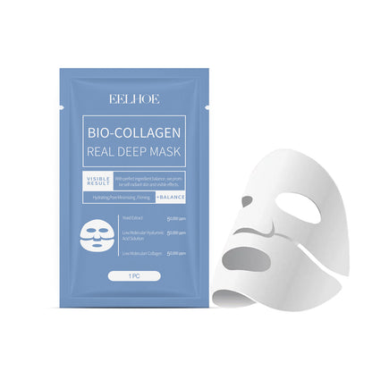 EELHOE Collagen Mask Hydrates And Moisturizes Facial Skin Hydrating And Translucent Collagen Mask