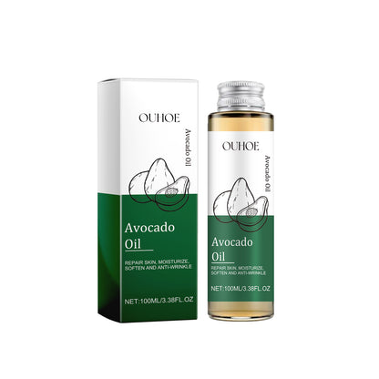 OUHOE Avocado Oil, Multi-Effect Massage Oil For Skin Whitening And Smoothing Hair