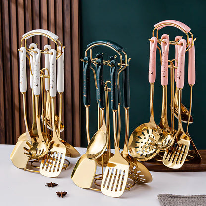 Luxury Kitchenware Cooking Seven-Piece Set