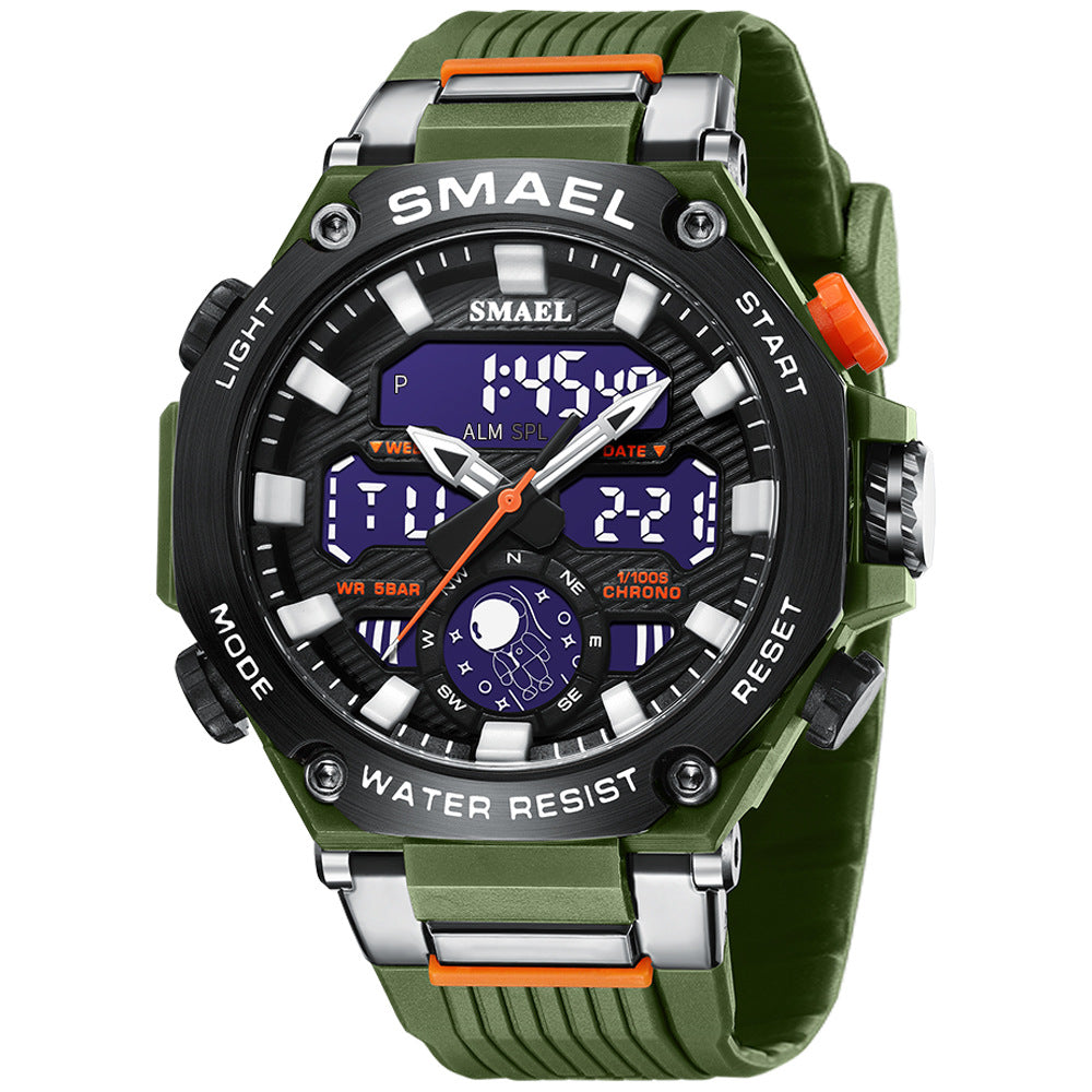 Casual Sports Versatile Double Display Electronic Watch - Trotters Independent Traders