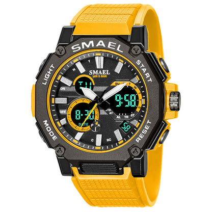 Double Display Waterproof Luminous Sports Electronic Watch - Trotters Independent Traders