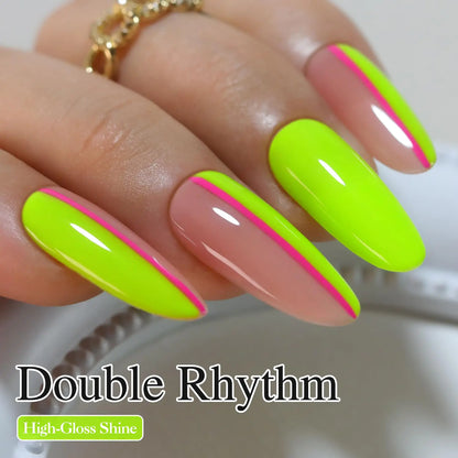 15ML Gel Nail Polish Pure Sheer Neon Green