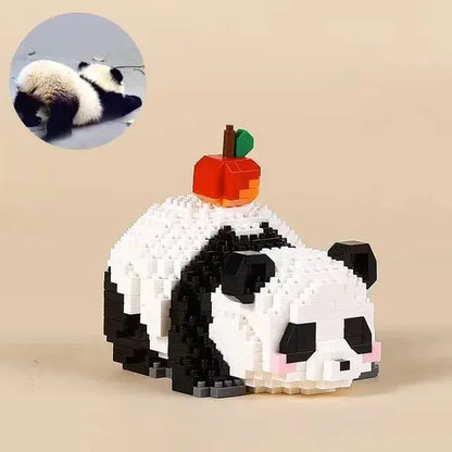 Cute Panda Series Building Block Toys