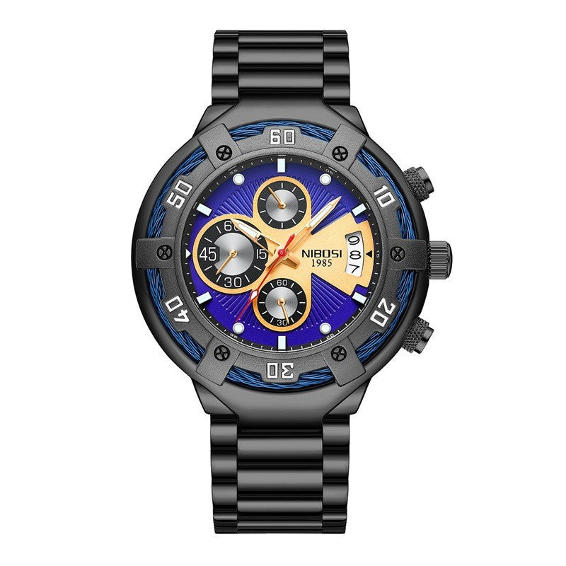 New Multi-functional Men's Watch Fashion Quartz Watch