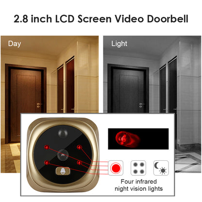 Infrared Night Vision Camera Visual Peephole Doorbell - Trotters Independent Traders