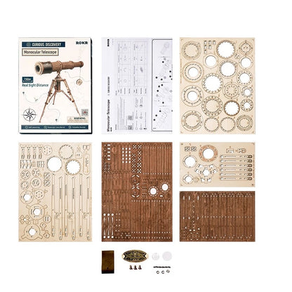 3D Wooden Puzzle Assembly