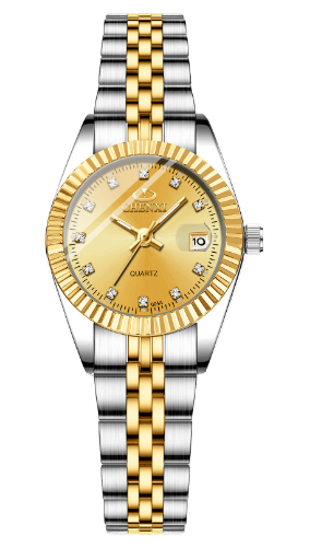 Swiss Brand Two Tone Watch 