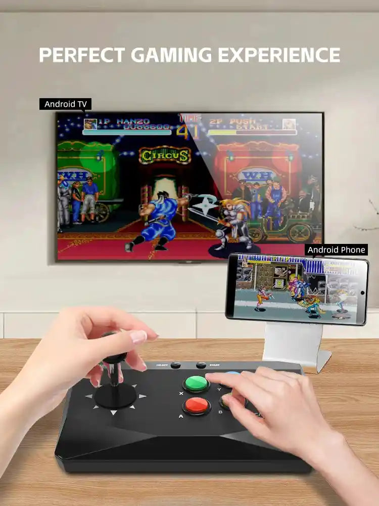 Arcade 4K Video Game Console with Game Arcade Built-in 10000 Games Stick