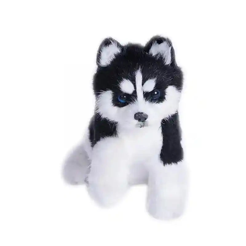 Realistic Husky Dog Simulation Toy Dog Puppy Lifelike