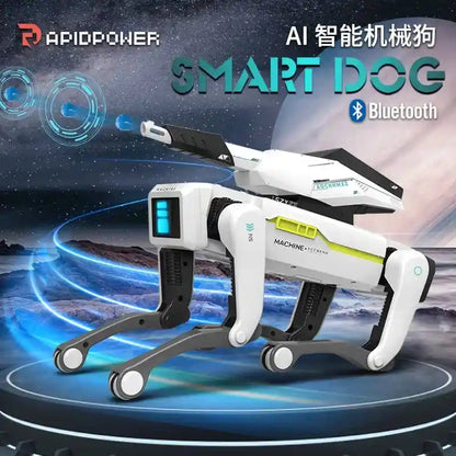 Simulated Intelligent Machine Dog Voice Dialogue High Tech