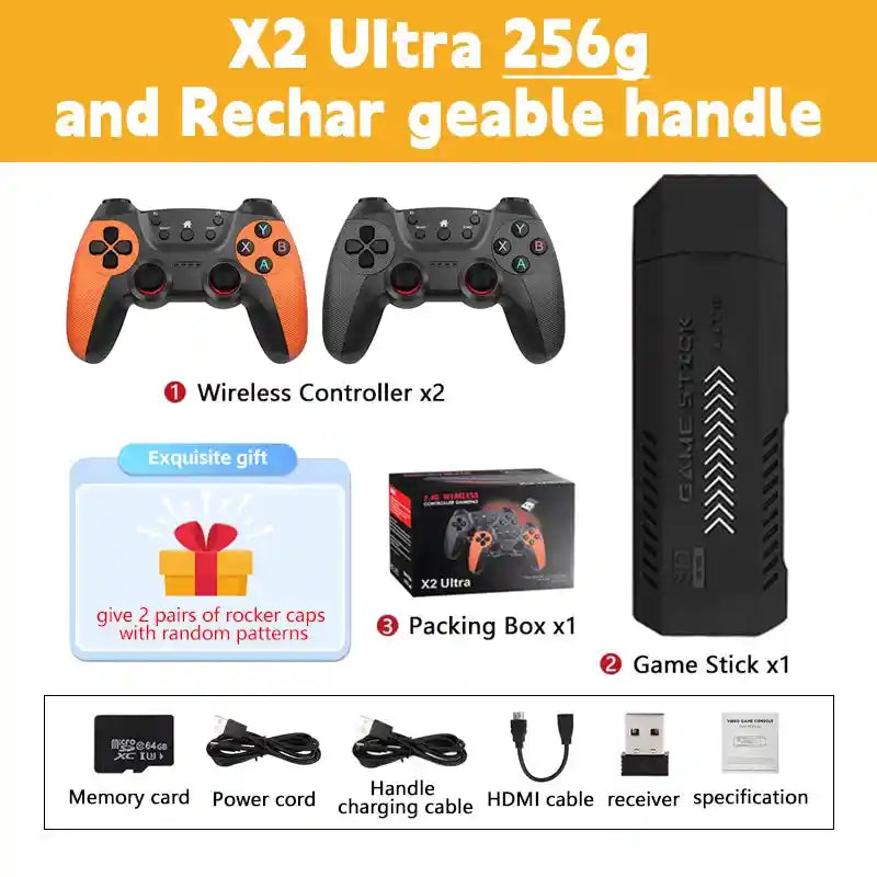 Ultra Video Game Stick Console 4K HD30000 Games 128G Retro Games