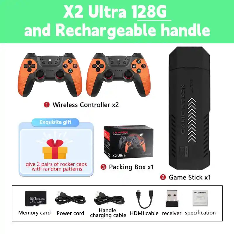 Ultra Video Game Stick Console 4K HD30000 Games 128G Retro Games