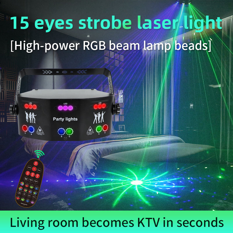 Multicolored Lights KTV Atmosphere Lights Rotating Voice - Trotters Independent Traders