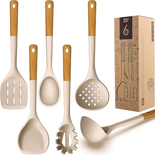 Silicone Cooking Utensils Set Heat Resistant and Durable 