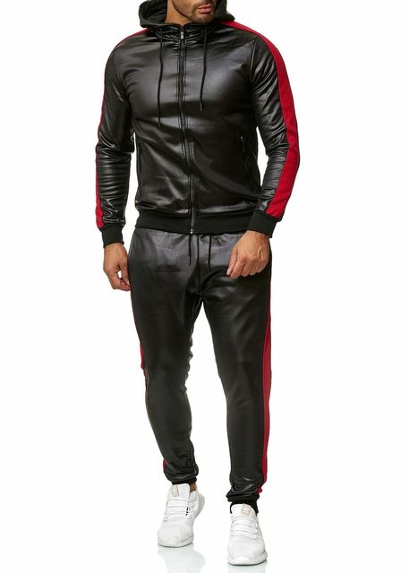 Sweat Suit Hooded Jacket Pants Set For Men Hot Selling