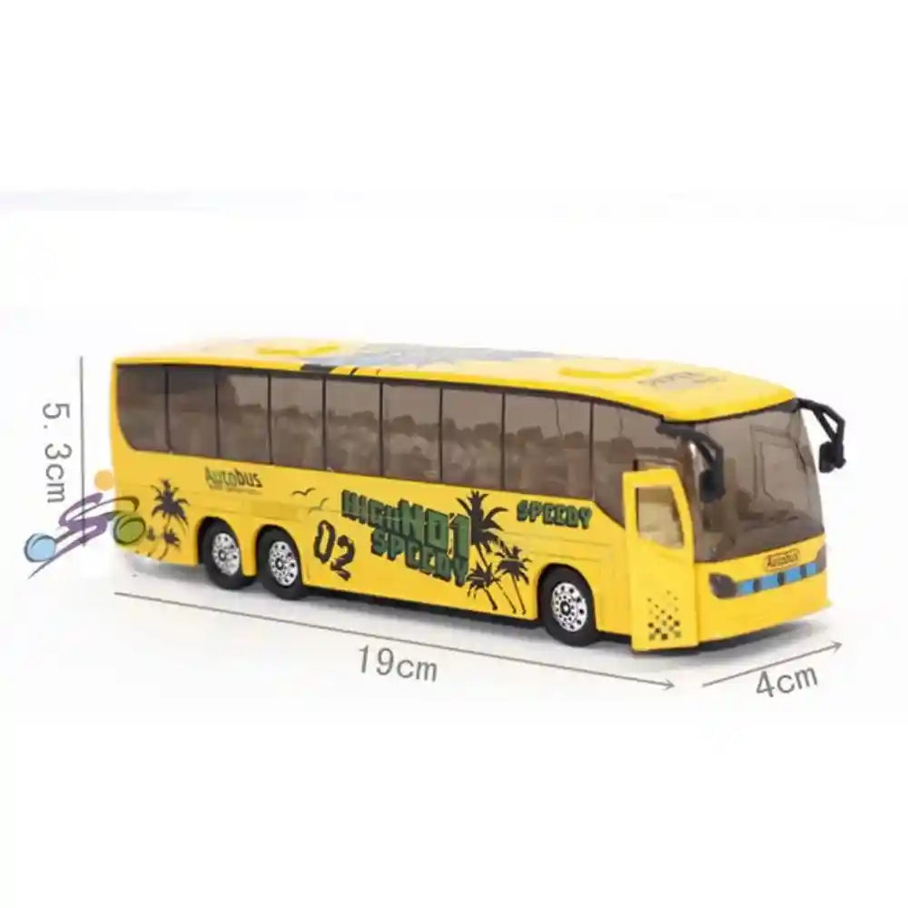 Light and Music High Imitation Alloy Bus Model Vehicle