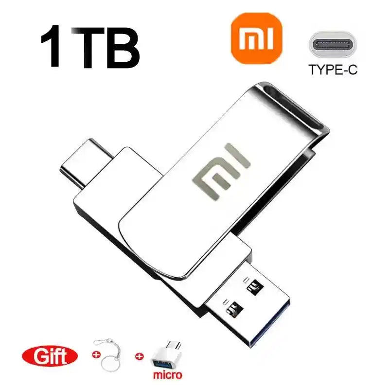 Pen Drive 8TB 4TB High Speed Transfer Metal SSD Drive