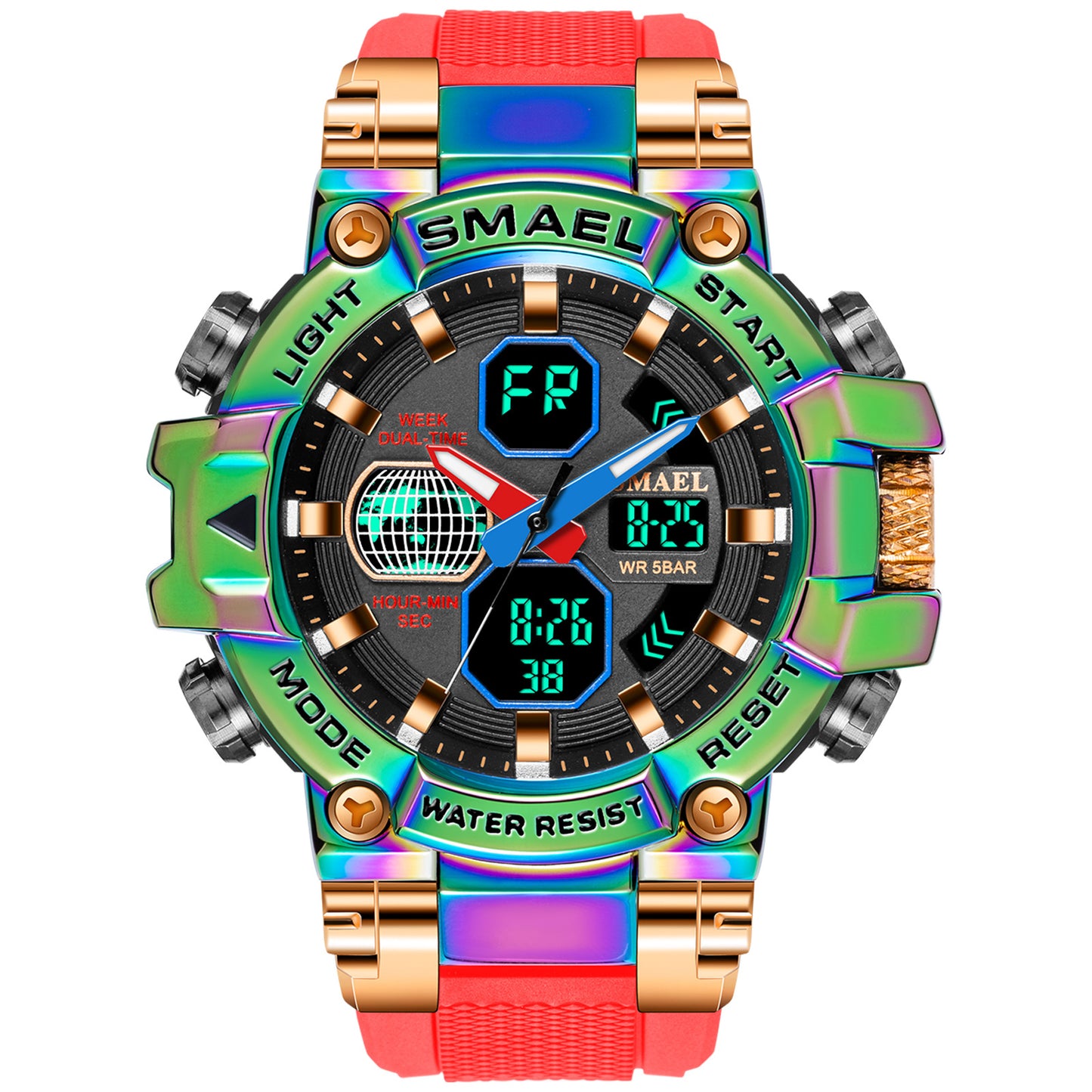 Colorful Alloy Watch Men's Outdoor - Trotters Independent Traders