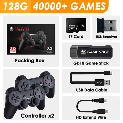 Retro Game Console 4K 60fps HDMI TV Game Stick For PS1 PSP