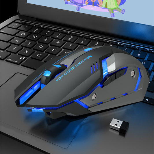 Wireless Charging Silent Gaming Mouse Machinery - Trotters Independent Traders