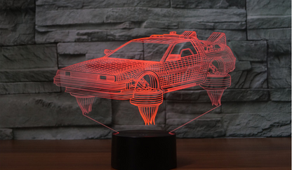 Small Night Light Children Bedroom Decoration Children Study Room 3d Lights Sci-fi Car - Trotters Independent Traders