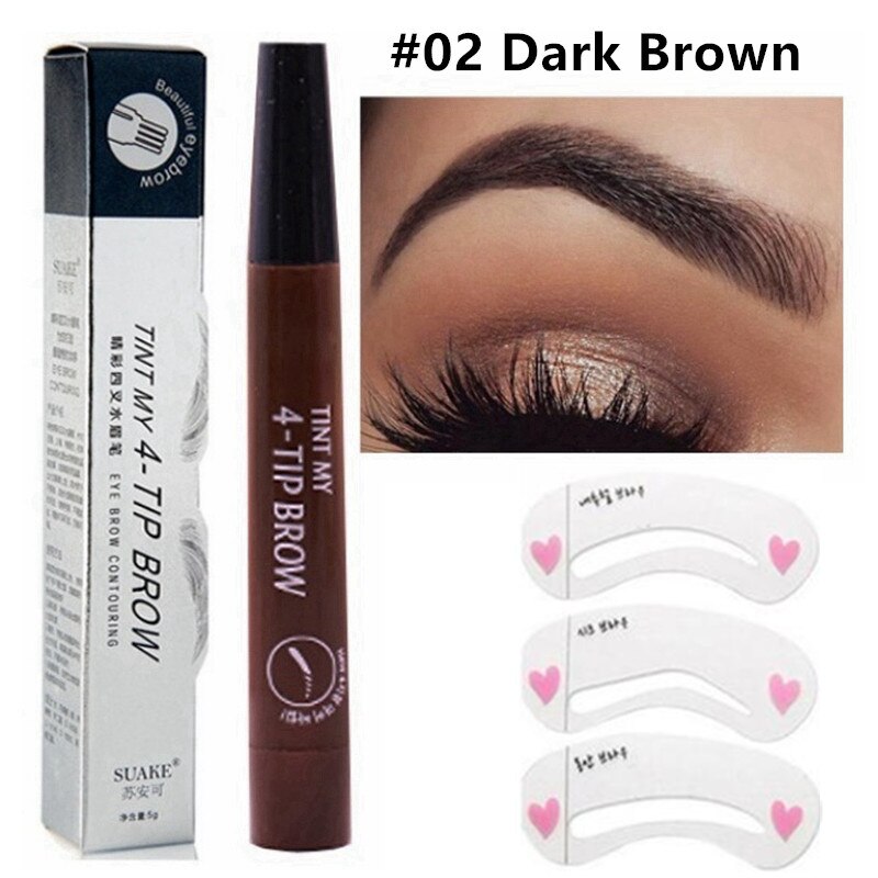 Waterproof Natural Eyebrow Pencil 3D 5 Color - Trotters Independent Traders