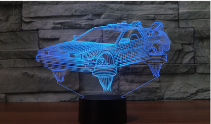 Small Night Light Children Bedroom Decoration Children Study Room 3d Lights Sci-fi Car - Trotters Independent Traders