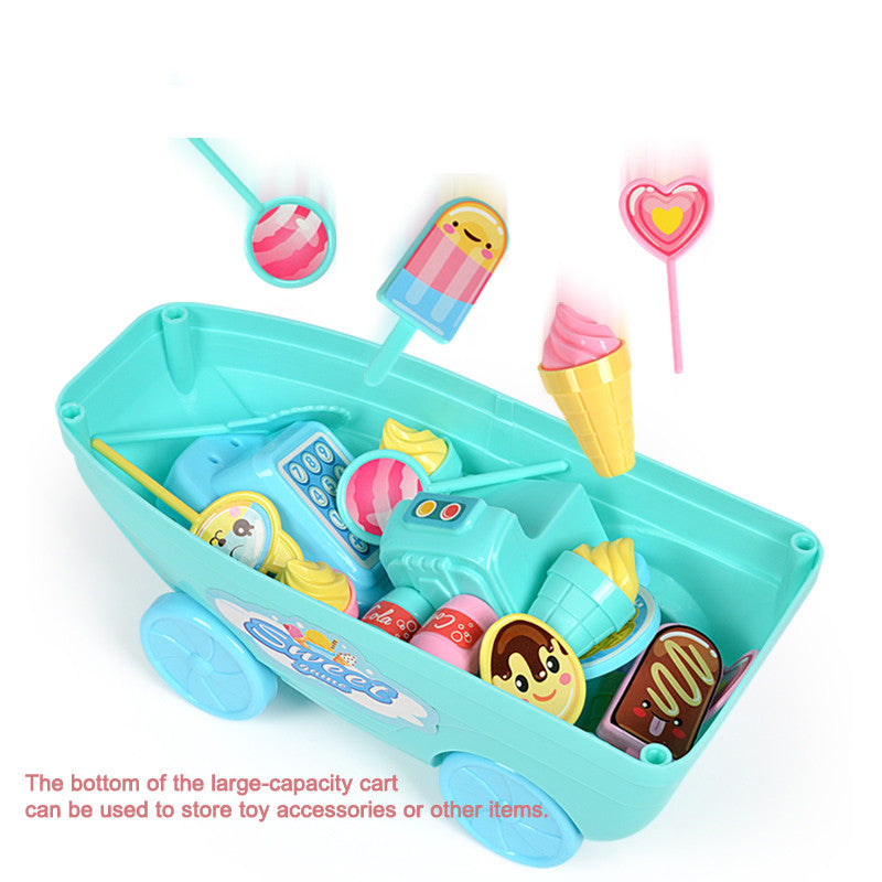 Ice Cream Cart Mini Diy Candy Cart Pretend Play Toy - Trotters Independent Traders