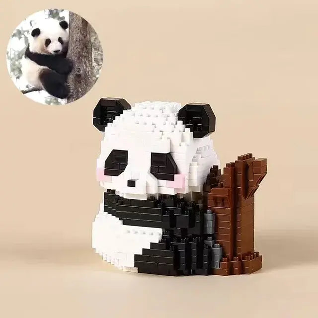 Cute Panda Series Building Block Toys