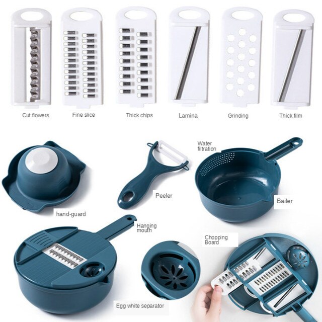 Vegetable Chopper 12 in 1 Multi-Function Vegetable Dicer