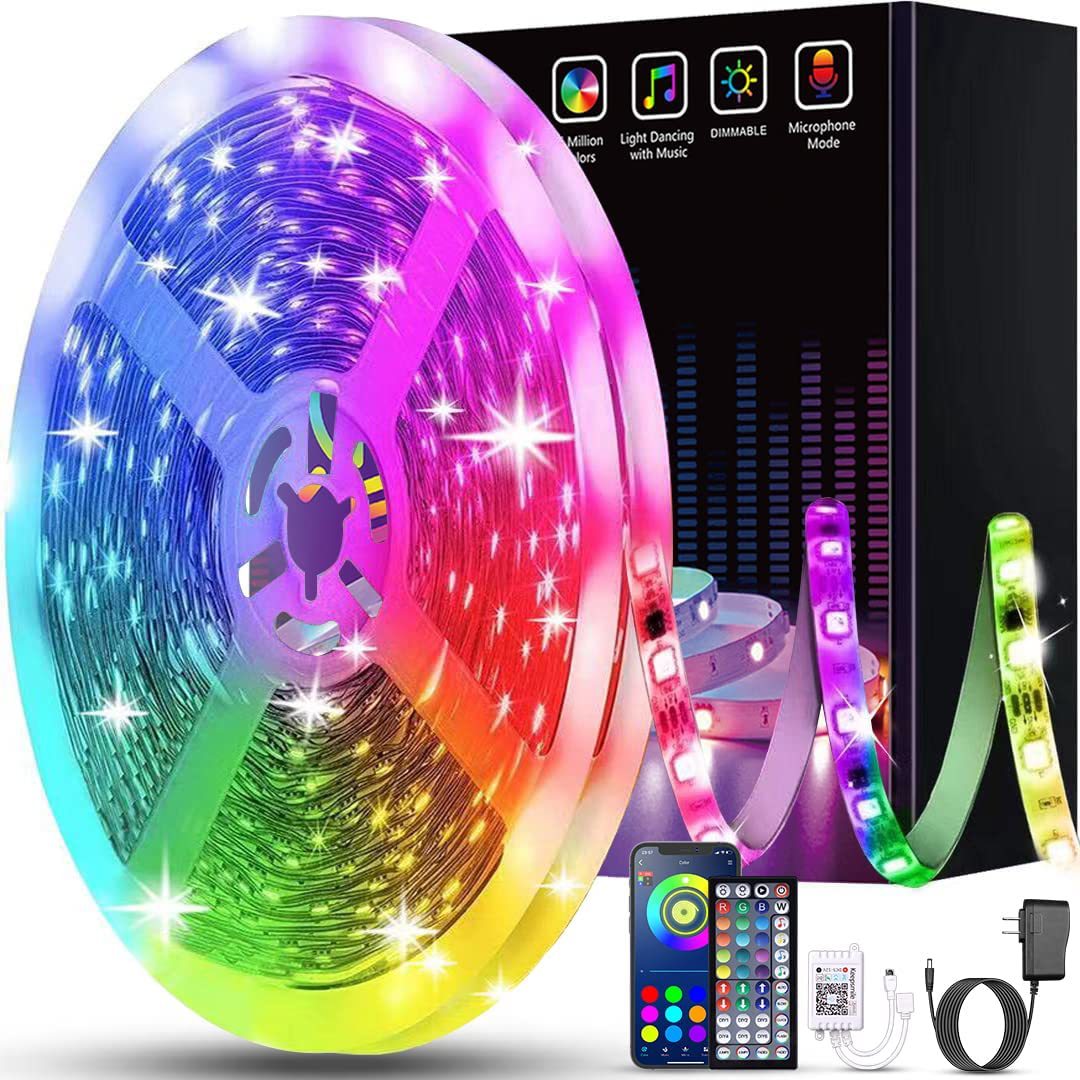 Music Light Belt Set With Seven Colored Light Strips Intelligent - Trotters Independent Traders