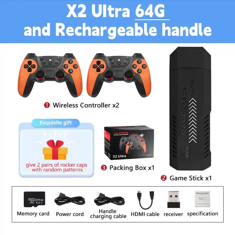 Ultra Video Game Stick Console 4K HD30000 Games 128G Retro Games