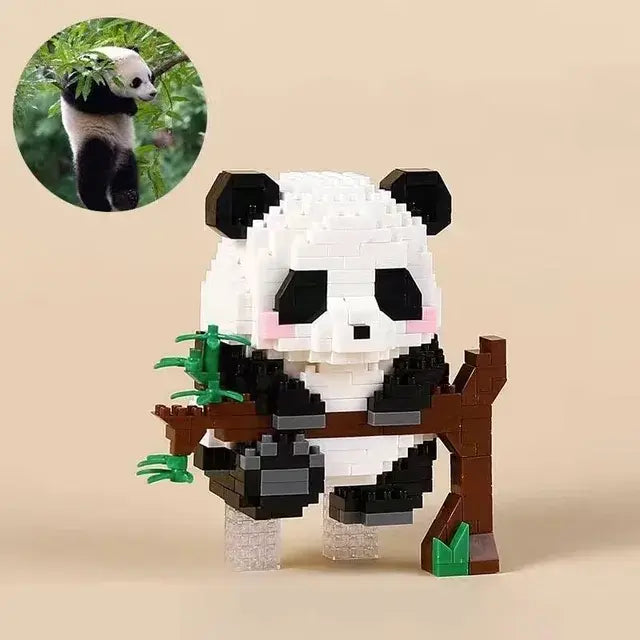 Cute Panda Series Building Block Toys