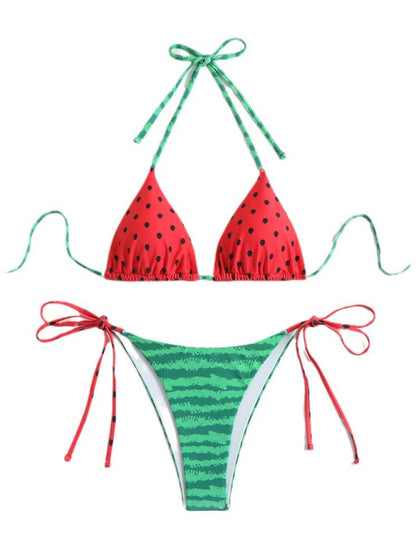 Watermelon Print Bikini