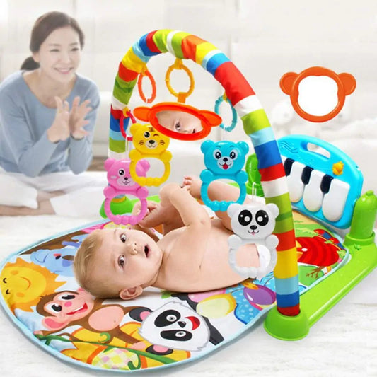 Music Puzzle Play Mat / Carpet with Rack Toy