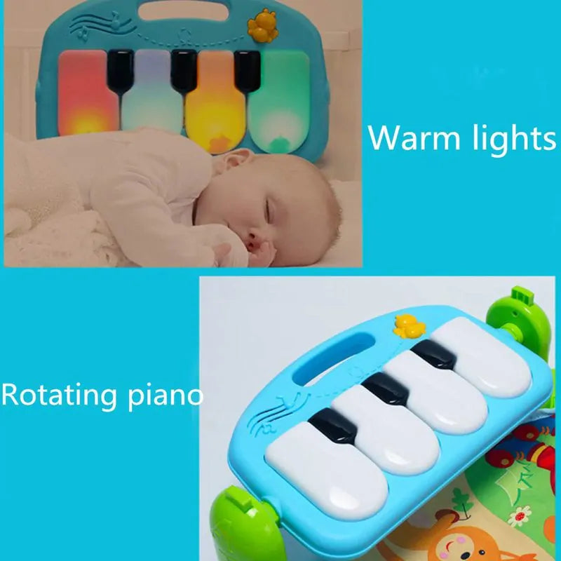 Music Puzzle Play Mat / Carpet with Rack Toy