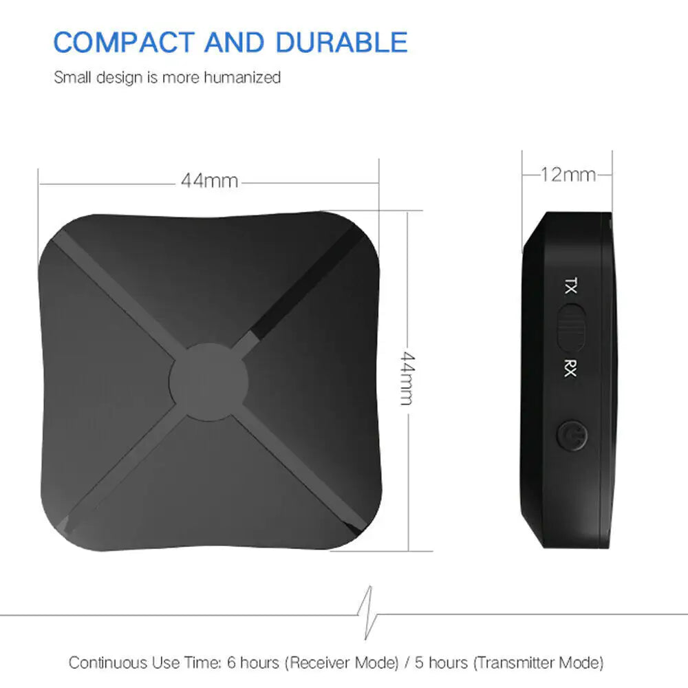 Bluetooth Transmitter Wireless Adapter TV Home Stereo