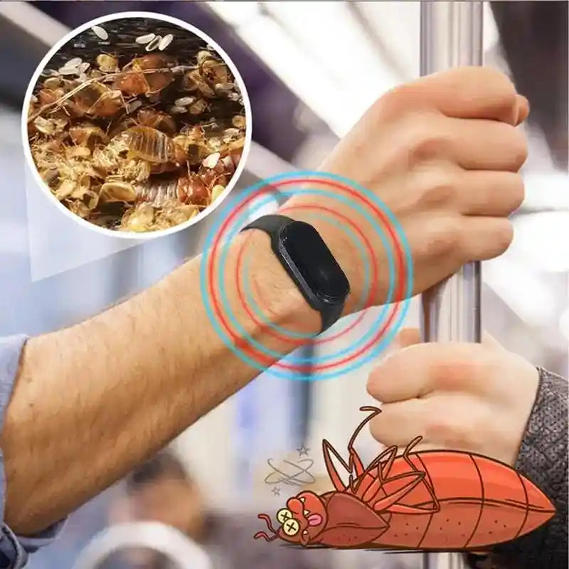 Wristband High-Tech Bugs Repel Smart Wrist Watch