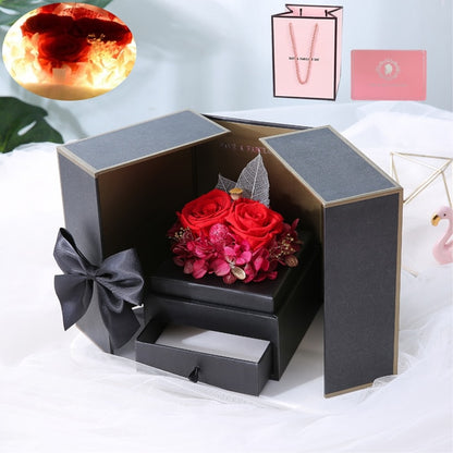 Home Transparent Empty Gift Box For Artificial Teddy Bear Rose Flower Gifts Box Women Plush Bear Rabbit Gift Transparent 40CM - Trotters Independent Traders