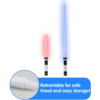 2pc Lightsaber set is perfect for fans of the iconic weapon.