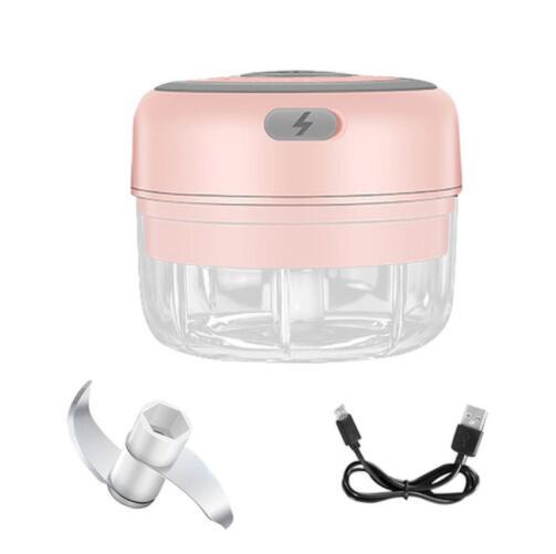 Electric Mini Garlic Chopper USB Meat Vegetable Crusher 