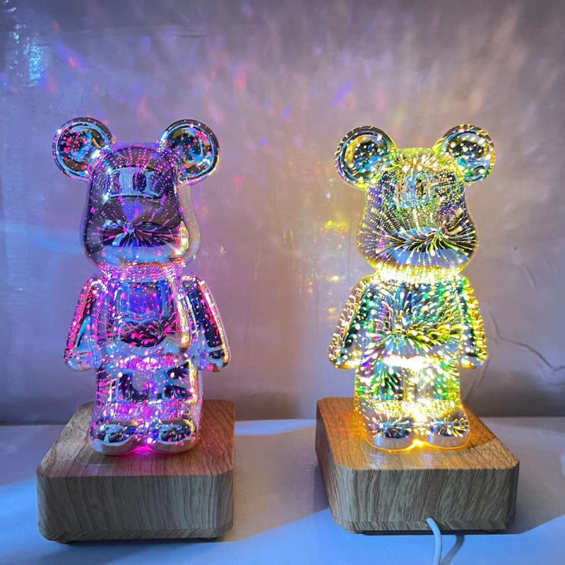 Enchanting Night Light Teddy Bear Lamp Decoration Gifts