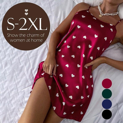 Sexy Silk Thin Halter Nightdress - Trotters Independent Traders