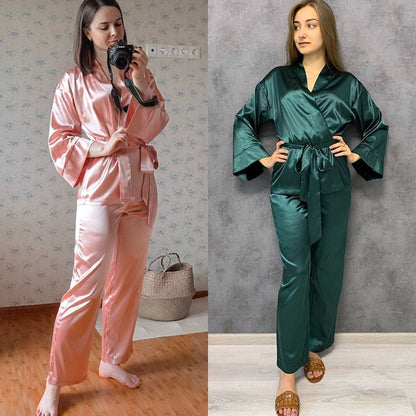 2 Piece Set Satin Sleepwear - Trotters Independent Traders2 Piece Set Satin Sleepwear