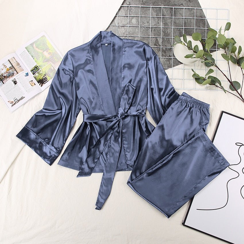 2 Piece Set Satin Sleepwear - Trotters Independent Traders2 Piece Set Satin Sleepwear