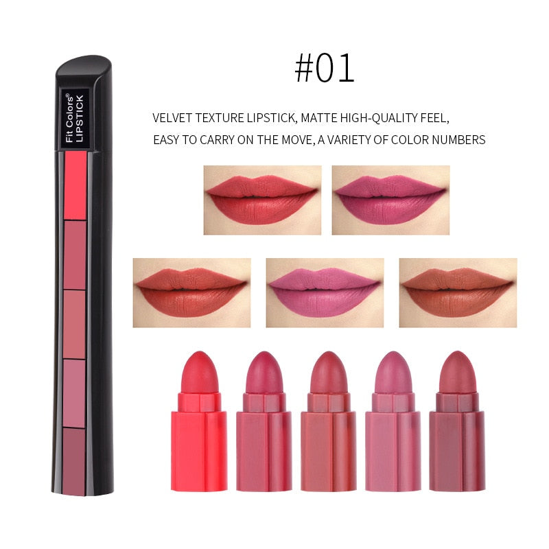 Matte Velvet Non-stick Cup Lipstick Waterproof Cosmetics 