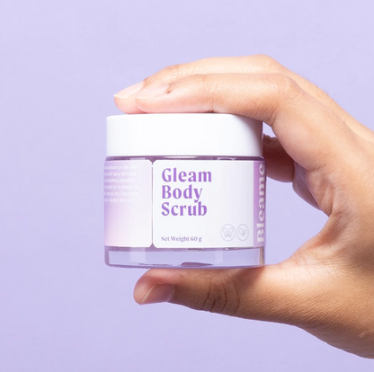 Lumi Gleam Body Scrub Cleans and removes dead skin