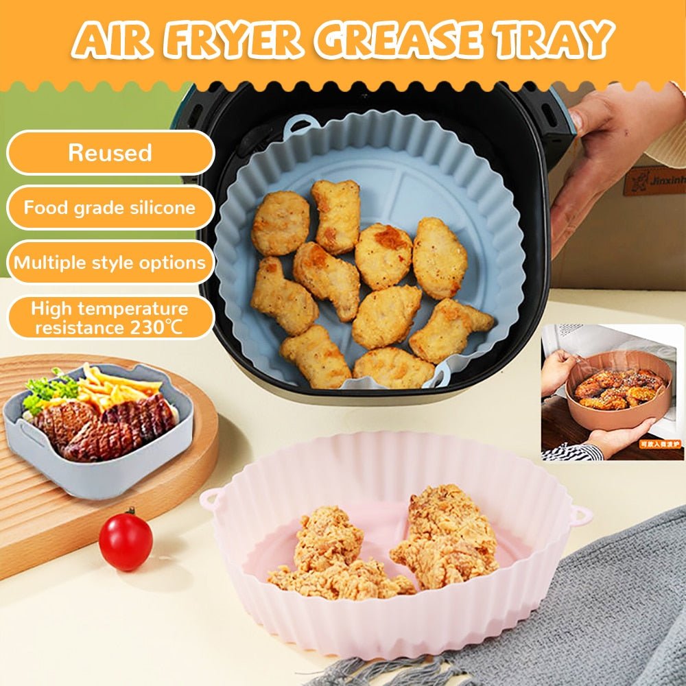 Silicone Air Fryer Baking Tray - Trotters Independent Traders