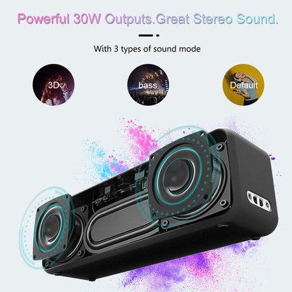 Bluetooth Speaker 20W Bluetooth Wireless Portable Speaker